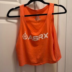 Brand new adorable as RX crop top in bright orange neon